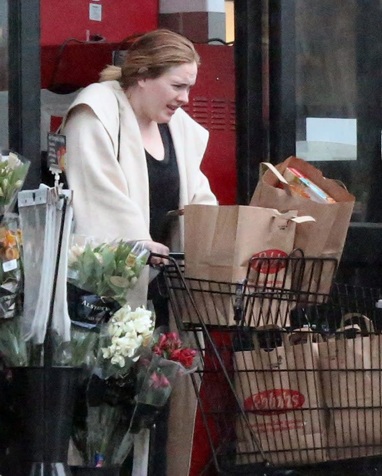 Adele at Ralph's in Studio City, California on January 12, 2017. FameFlynet, Inc - Beverly Hills, CA, USA - +1 (310) 505-9876