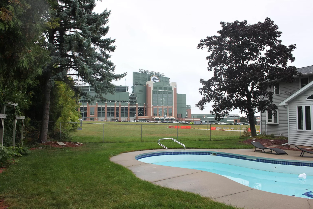 A house on Wildwood Lane in Ashwaubenon has made the Zillow Gone Wild Instagram account, and for good reason. For $699,900, your front yard could be Lambeau Field, making your house the ultimate "Packers party house."