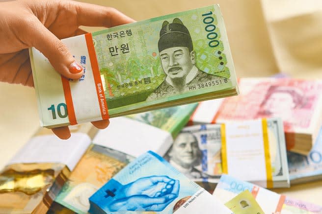亞洲貨幣落後於美元，但韓元將會有良好表現。（本報系資料照片）
