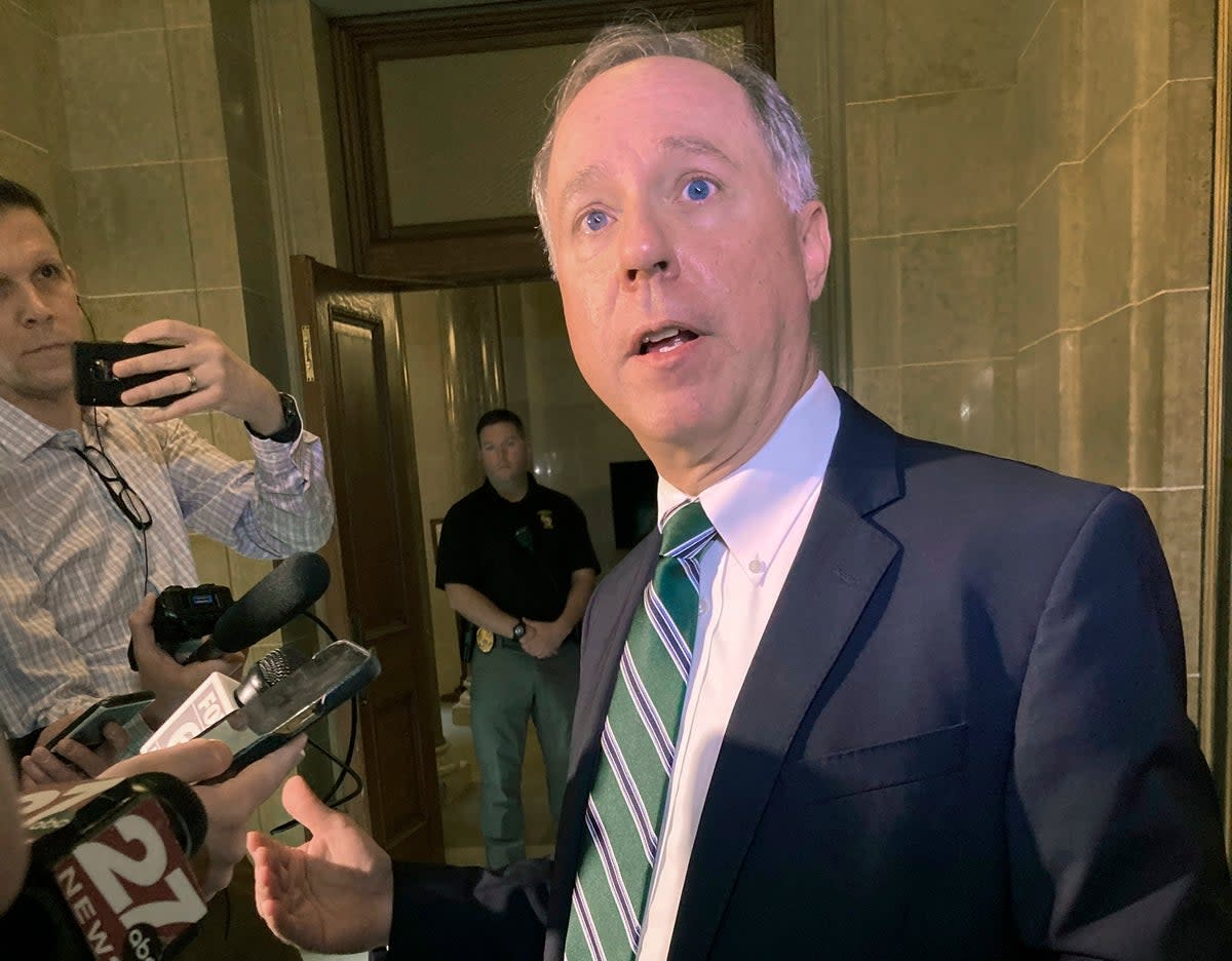 Wisconsin Republican Assembly Speaker Robin Vos (Copyright 2022 The Associated Press. All rights reserved.)