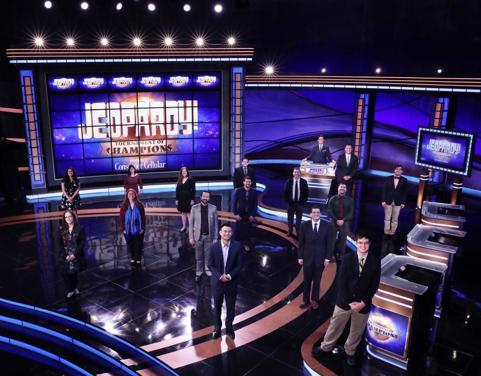 Fifteen contestants who scored big from 2019 until January compete in the 2021 pandemic-delayed 'Jeopardy!' Tournament of Champions, airing May 17-28.