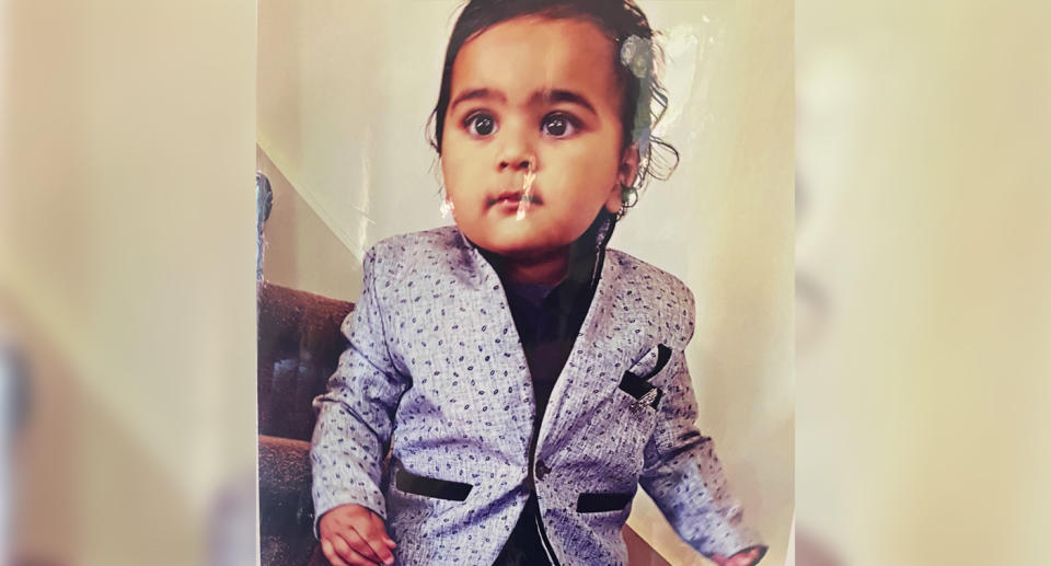 Four-year-old Ayan Kapoor was killed by a falling tree in Blackburn South. Source: 9News