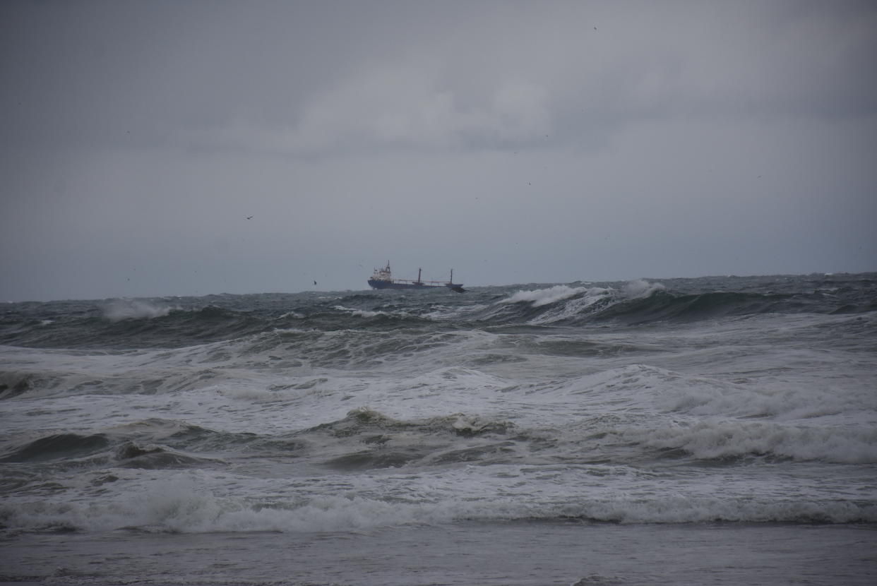 <p>Pictured: the area of the black sea where the cargo ship sunk</p> (Anadolu Agency via Getty Images)