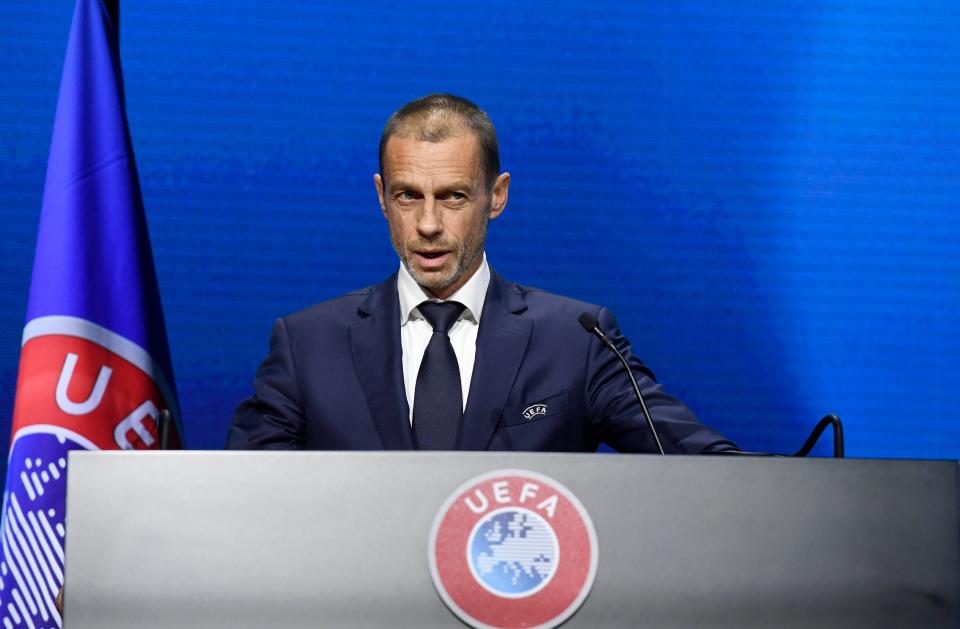 Uefa’s president has won the battle over the Super LeagueGetty