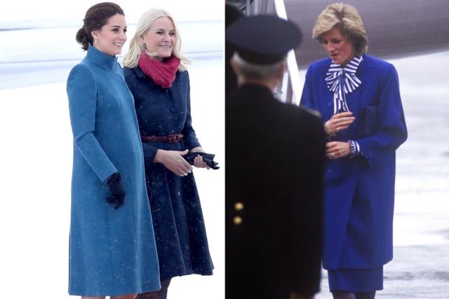 Kate Middleton Channeled Princess Diana in a Blue Vintage Chanel Blazer