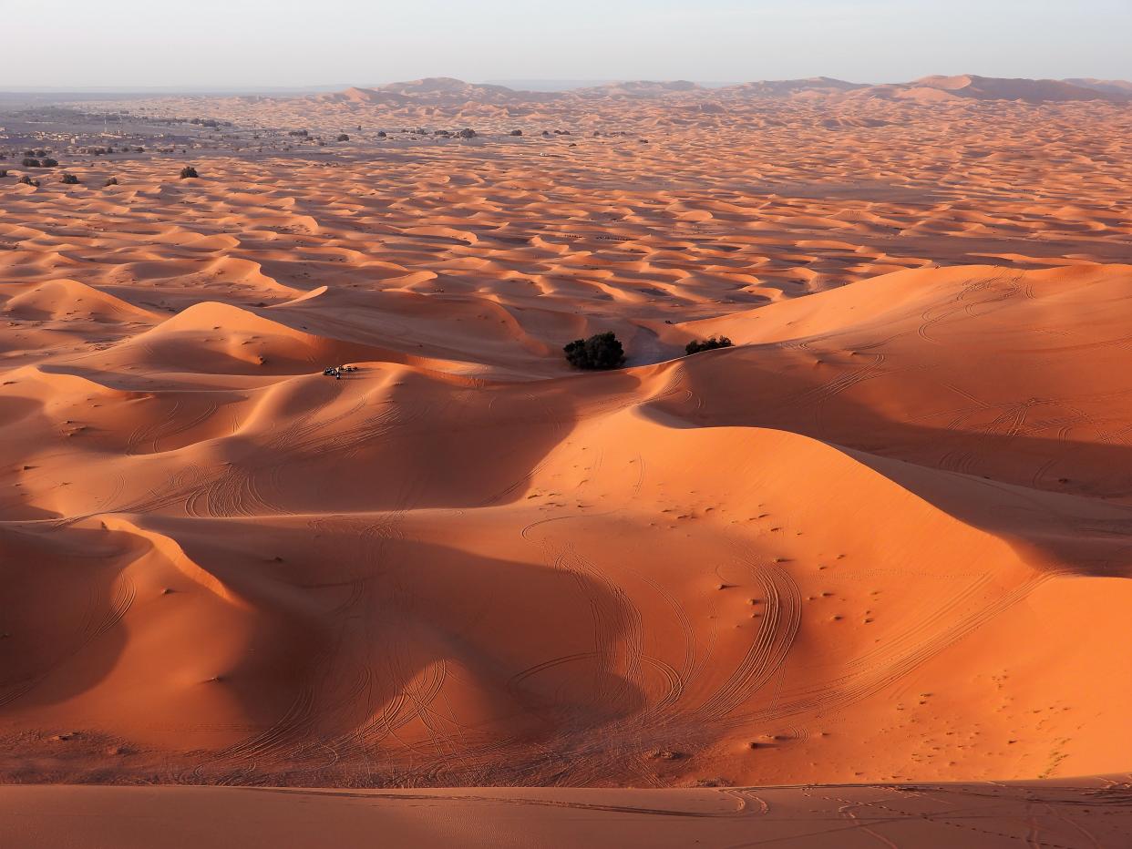 Bir Tawil está conformado por 2.060 kilómetros cuadrados de desierto, dunas y arenas, a temperaturas extremas. Getty Creative