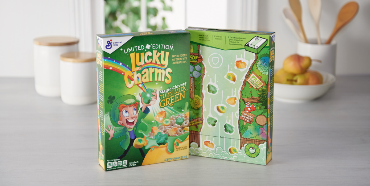 Lucky Charms Cereal Boxes