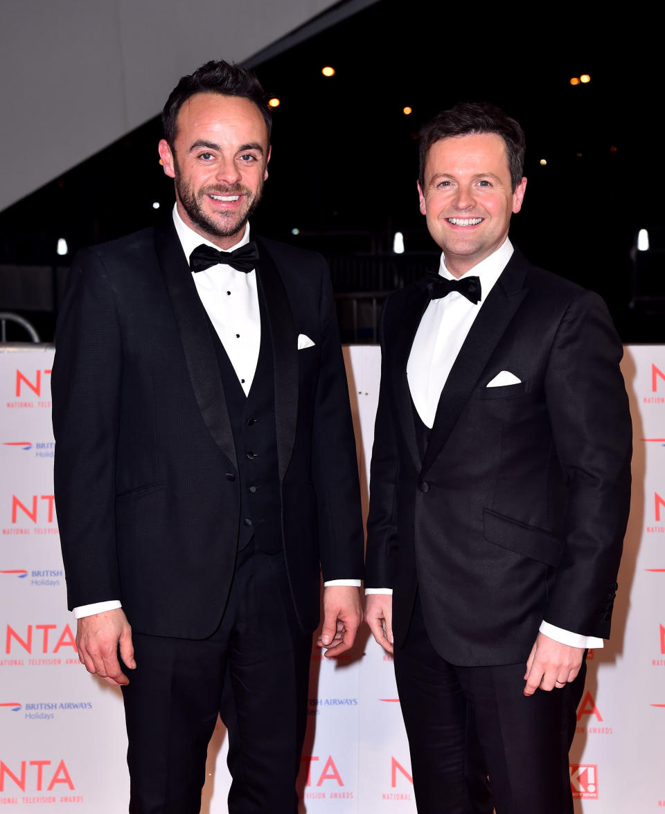 Fellow presenters have said that McPartlin, left, must ‘take responsibility for his action’ following the crash. (PA)