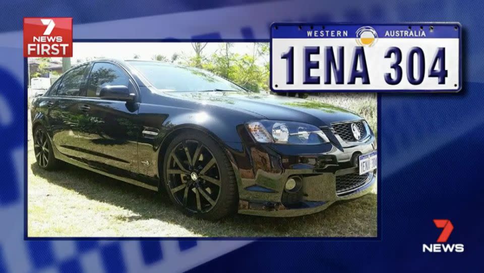 A Holden Commodore was stolen from the house. Source: 7 News