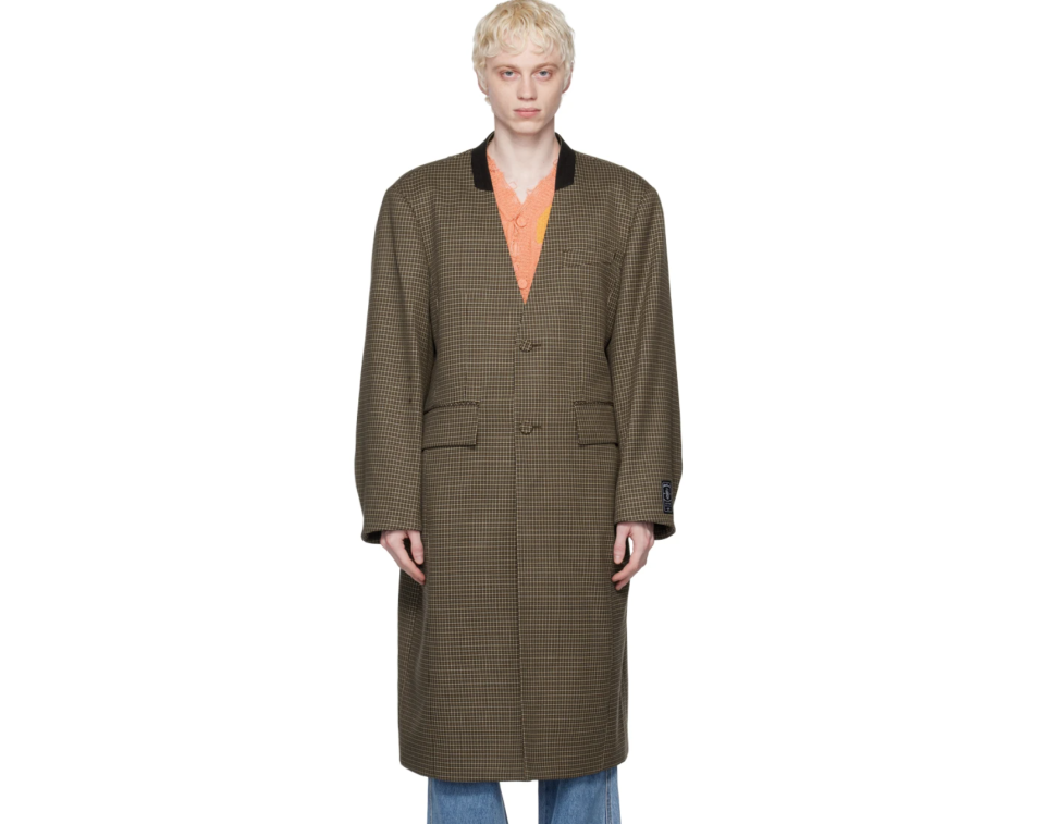 Ader Error Brown Nufe Coat.