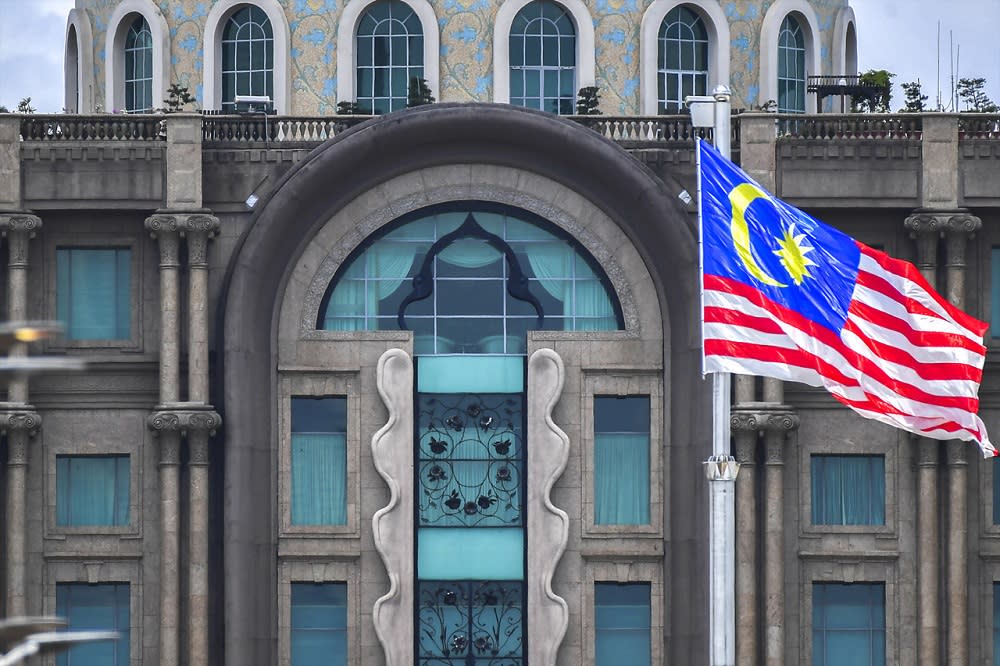 A general view of the Perdana Putra building which houses the Prime Minister’s Office on the fifth floor, in Putrajaya February 25, 2020. — Bernama pic