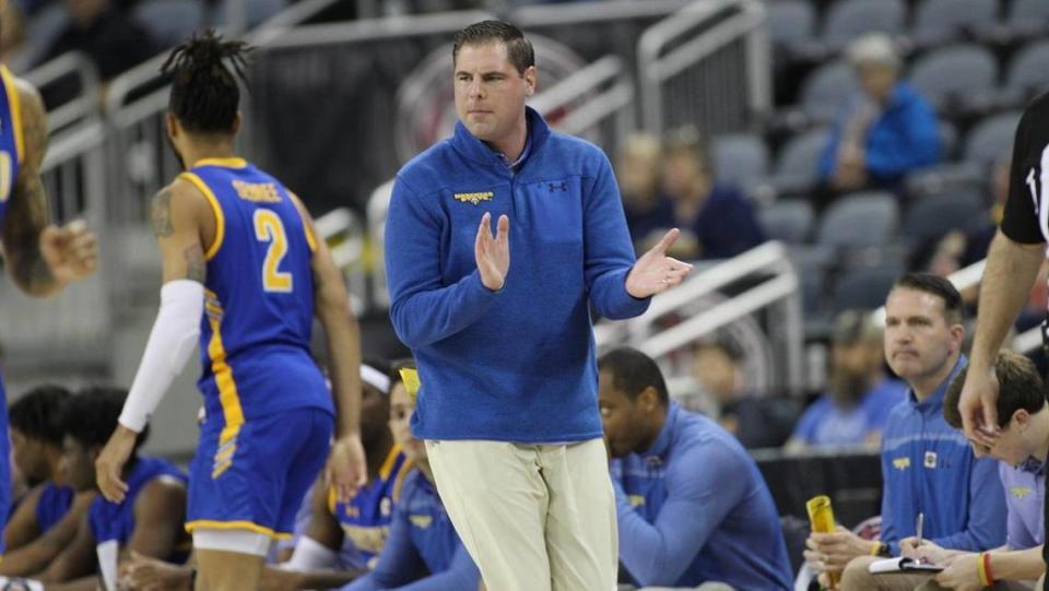 Preston Spradlin is trying to coach Morehead State to its second NCAA Tournament appearance since 2021.