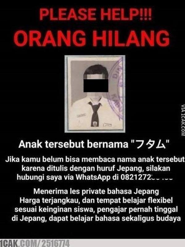 6 Pengumuman Absurd Orang Hilang Ini Malah Bikin Kesal 8318