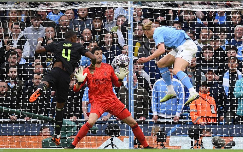 Erling Haaland header - Getty Images/Oli Scarff