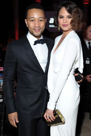 Chrissy Teigen Dropped Ring and Cursed During Wedding Vow Exchange