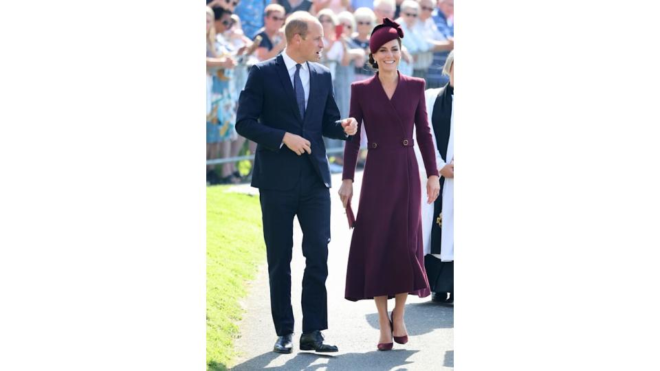 he Prince And Princess Of Wales Commemorate The Life Of Queen Elizabeth II