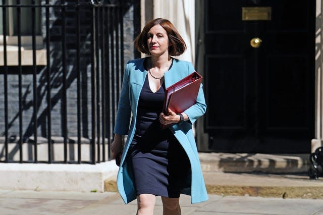 Education Secretary Bridget Phillipson leaving Downing Street, London