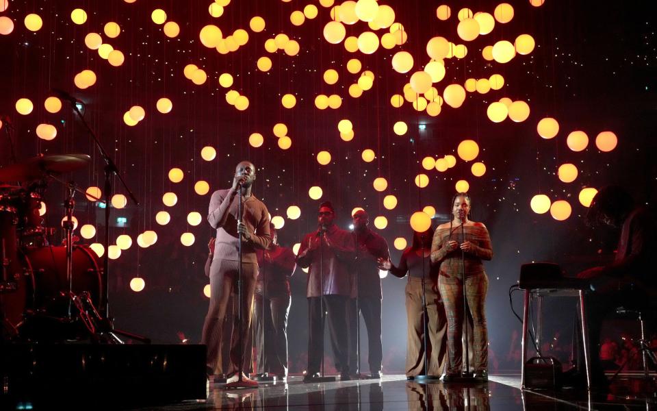 Stormzy performing in Duesseldorf, April 2022 - WireImage