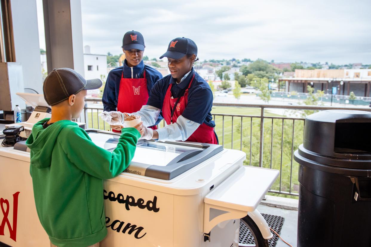 There are over 100 food items on the menu at Polar Park