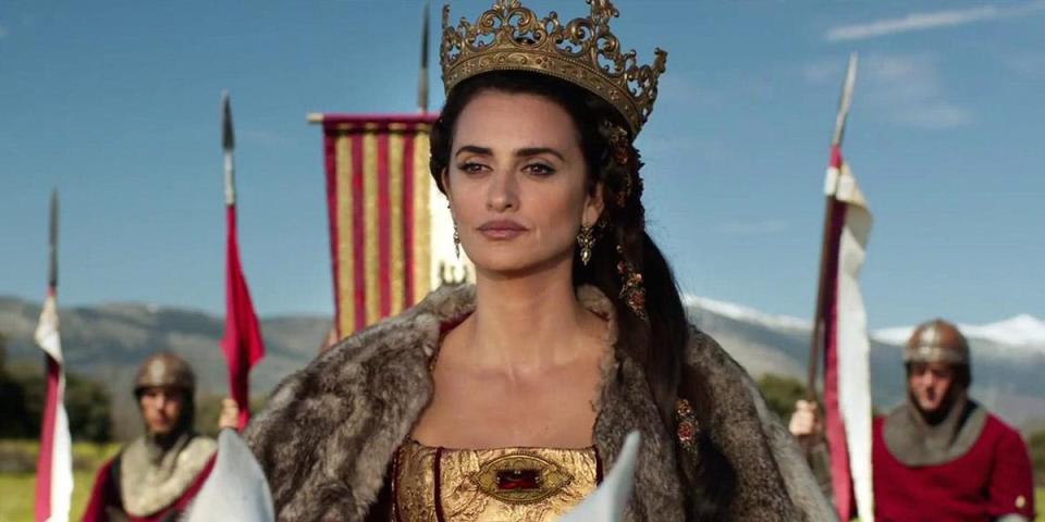 Penélope Cruz stars in “The Queen of Spain” as Spanish actress Macarena Granada playing the role of Queen Isabella.