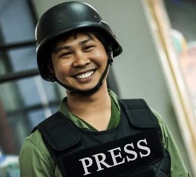 Reuters reporter Wa Lone, pictured above, was arrested in&nbsp;Myanmar with his colleague&nbsp;Kyaw Soe Oo. (Photo: Twitter)