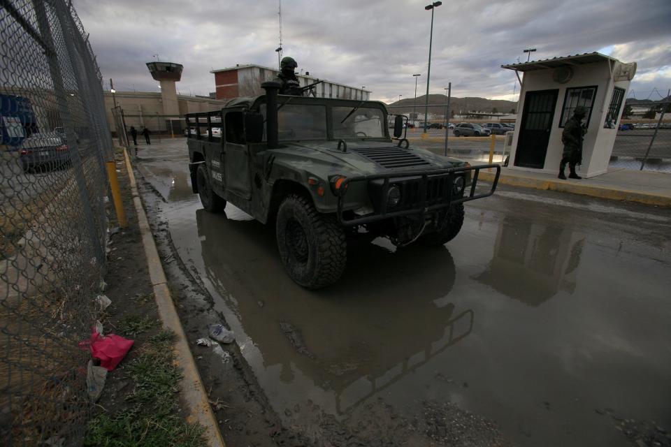 Mexican military take control of a prison in Ciudad Juarez a day after 27 inmates escaped on New Year’s Day. 10 prison guards were killed and seven inmates were killed during he escape. 