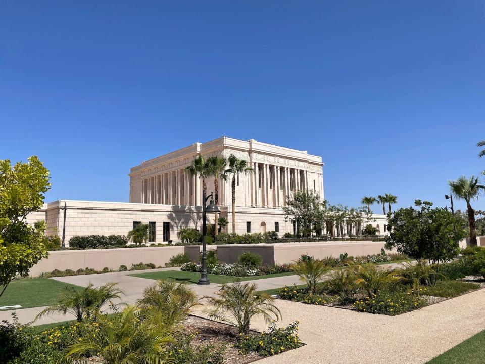 The Mesa Arizona Temple on July 16, 2022.