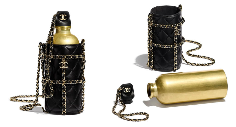 Chanel water bottle: Would you spend £4,410 on a reusable water bottle? [Photo: Chanel]