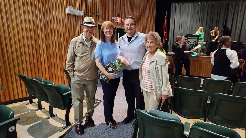 Sonja Lunsford Rogers also received a special award from Powell High School.