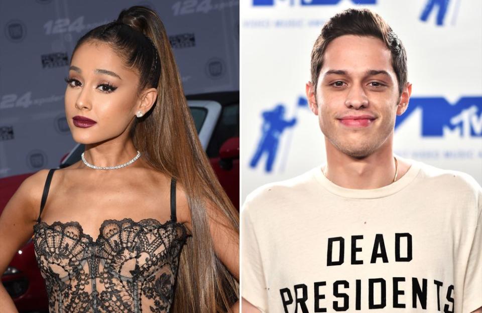 Ariana Grande and Pete Davidson