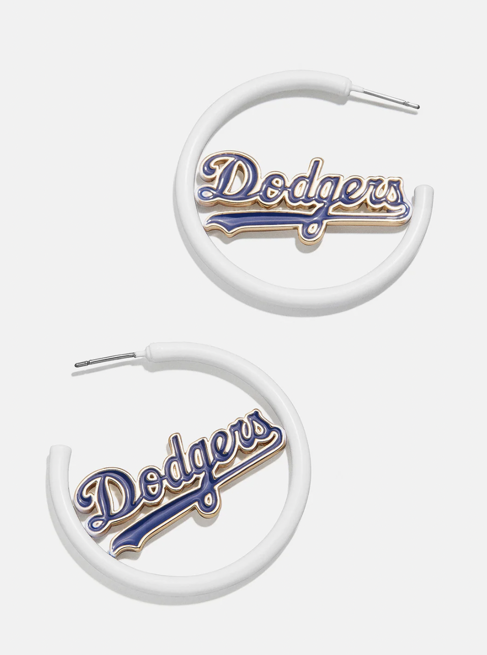 <p><a href="https://go.redirectingat.com?id=74968X1596630&url=https%3A%2F%2Fwww.baublebar.com%2Fproducts%2Flos-angeles-dodgers-delicate-enamel-hoop-earrings&sref=https%3A%2F%2Fwww.thepioneerwoman.com%2Ffashion-style%2Fa60384017%2Fbaublebar-mlb-collection%2F" rel="nofollow noopener" target="_blank" data-ylk="slk:Shop Now;elm:context_link;itc:0;sec:content-canvas" class="link ">Shop Now</a></p><p>BaubleBar MLB Enamel Hoops</p><p>baublebar.com</p><p>$54.00</p>