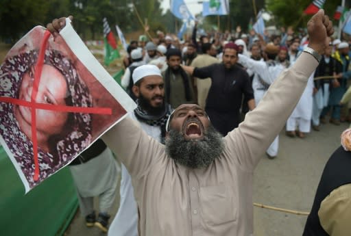 Activists have warned that Asia Bibi's life would be in danger if she stayed in Pakistan