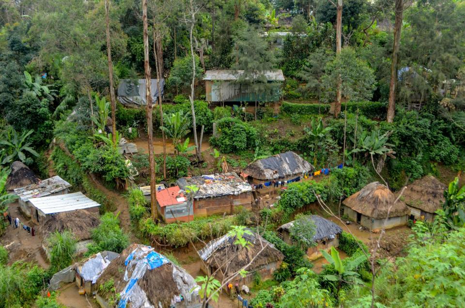 The remote conditions in the PNG highlands makes testing and tracing extremely difficult. Source: Nick Whigham