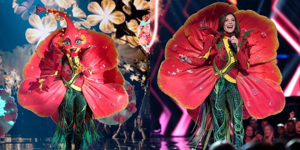 Luann de Lesseps as Hibiscus on "The Masked Singer."