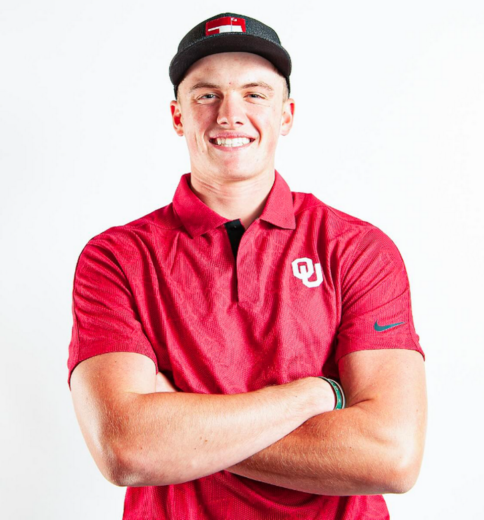 Kapaun Mt. Carmel senior Asher Whitaker signed his letter of intent to Oklahoma men’s golf.