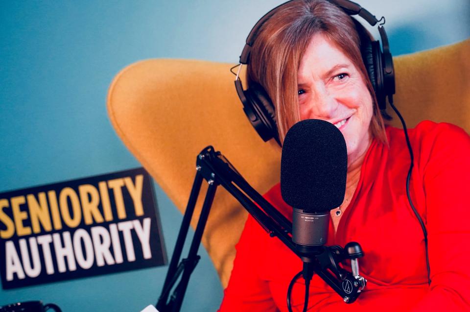 Cathleen Toomey, host of Seniority Authority podcast