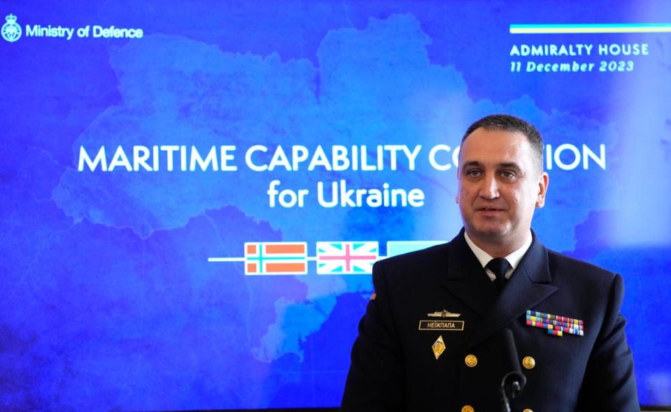 Vice Admiral Neizhpapa says Vladimir Putin would ‘give all this up if Ukraine could make him feel pain’ (Copyright 2023 The Associated Press. All rights reserved)