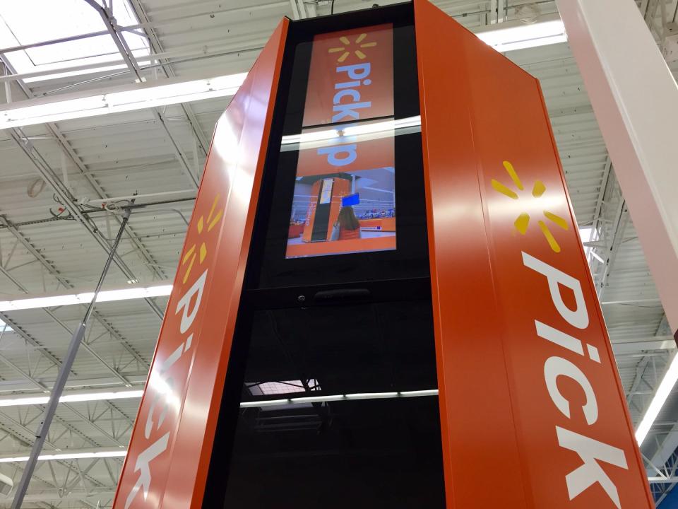 Walmart pickup tower