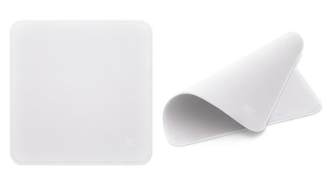 Les nouveaux accessoires des MacBook Pro, dont la chiffonnette Apple à 25  €, sont disponibles