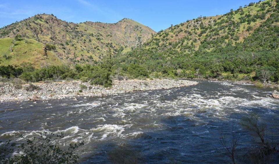 The upper Kings River is experiencing massive flows from the mountain snowmelt above Kings Canyon this year, promising a banner year for whitewater rafting.