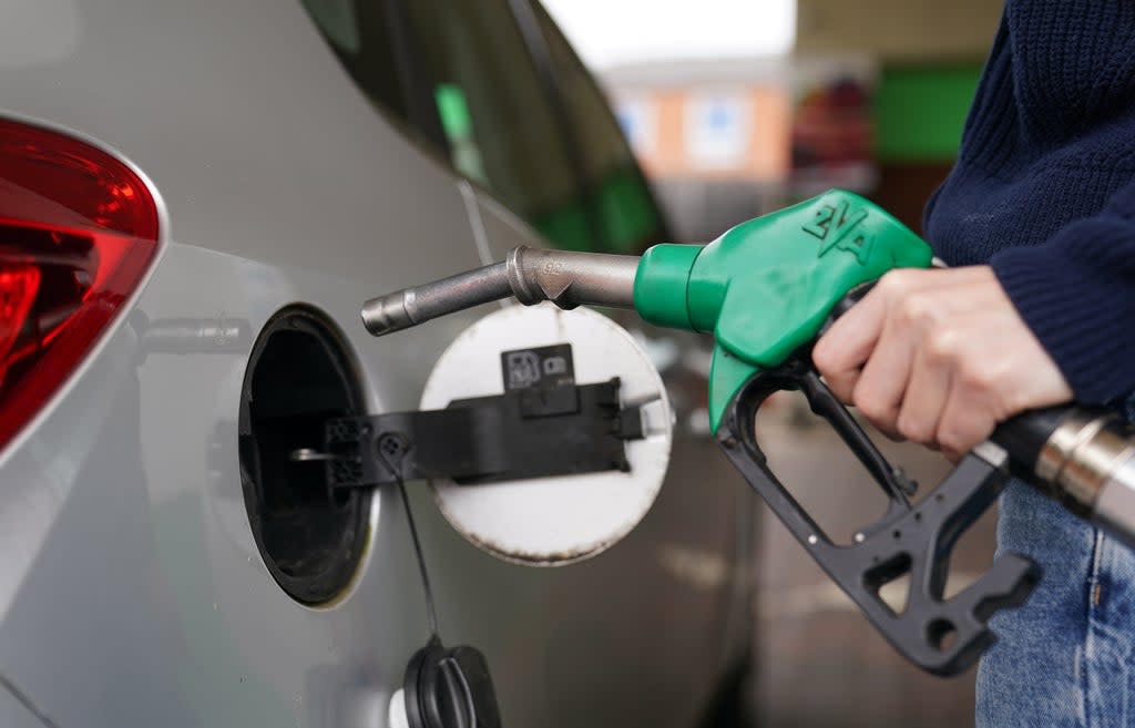 Britons are facing a £10 billion hike in annual petrol costs, as ‘soaring’ prices put the squeeze on working families, Labour has warned (Joe Giddens/PA) (PA Wire)