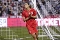 Heath is a game-changer and she will be starting on the right wing for the USWNT in France. She's so good and everyone knows it, so it doesn't really need explanation – but it's worth re-watching the highlight of her slick finish in the NWSL this weekend, which earned her NWSL Player Of The Week honors.