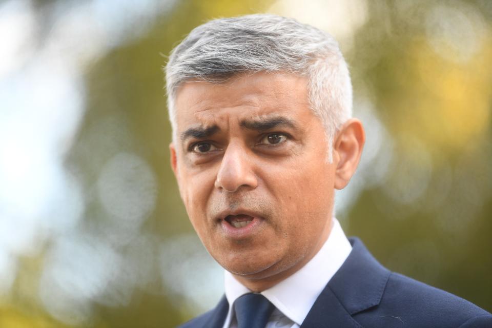 <p>Mayor of London Sadiq Khan</p> (Victoria Jones - WPA Pool/Getty Images)