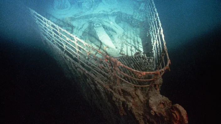 FILE PHOTO: On September 1, 1985, underwater explorer Robert Ballard located the world&#39;s most famous shipwreck. The Titanic lay largely intact at a depth of 12,000 feet off the coast of St. John&#39;s, Newfoundland. Using a small submersible craft, Ballard explored the wreck in 1986, taking a series of spectacular and haunting pictures and giving the world its first glimpse of the legendary ship in 73 years.