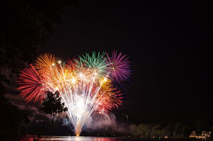 <p><strong>Fairfield, Connecticut</strong></p><p>Grab the family and enjoy a night of fireworks on <a href="https://www.fairfieldct.org/Fireworks-2022" rel="nofollow noopener" target="_blank" data-ylk="slk:Jennings Beach;elm:context_link;itc:0;sec:content-canvas" class="link ">Jennings Beach</a>. Don't forget your blanket in case it gets chilly. </p>