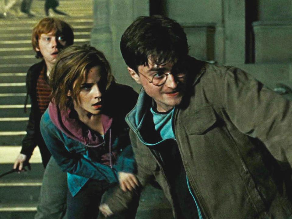 Harry Potter Deathly Hallows Ron and hermione