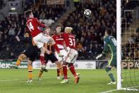 Britain Soccer Football - Hull City v Middlesbrough - Premier League - The Kingston Communications Stadium - 5/4/17 Middlesbrough's Marten de Roon scores their second goal Action Images via Reuters / Carl Recine Livepic