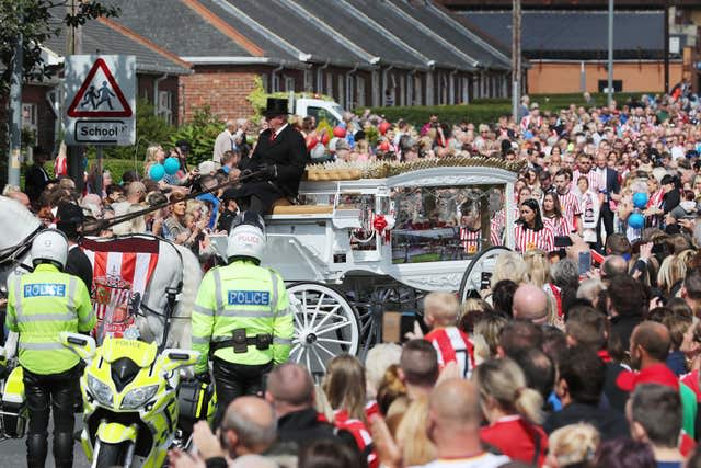 Bradley Lowery funeral cortege