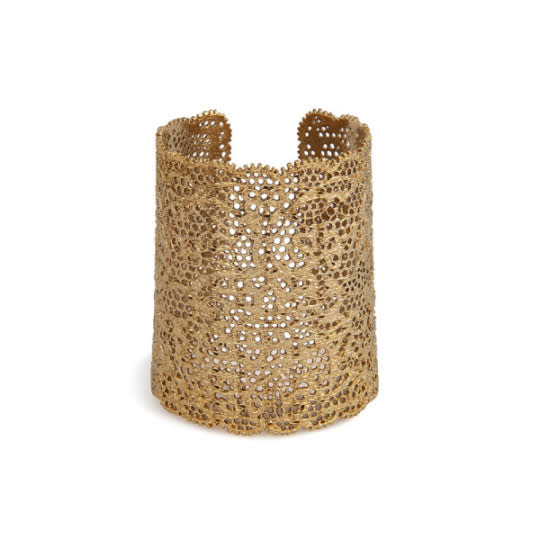 Gold Lace Cuff, Aurélie Bidermann $845