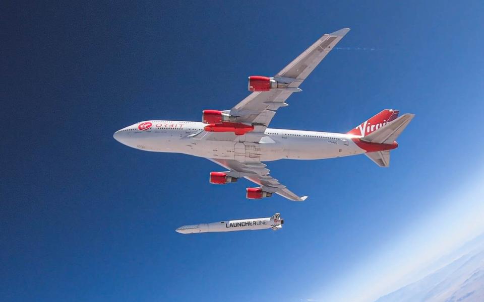 Virgin Orbit paused operations after the failure of its LauncherOne - Ministry of Defence/PA Wire